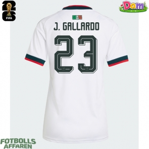 Mexiko Jesus Gallardo #23 Bortatröja Kvinnor VM 2026 Kortärmad